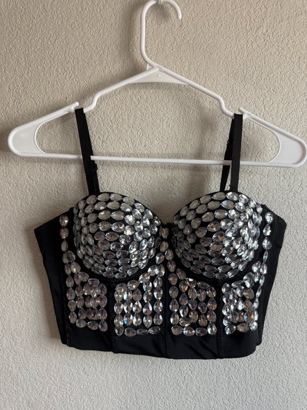 Women’s Alivila Y Fashion Rhinestone Corset Top Size S